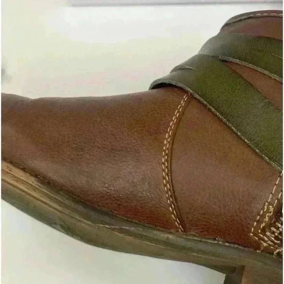 ROXY vintage boho Jensen Ankle Boots Women Size 6.5 Brown With Zipper - Picture 12 of 15